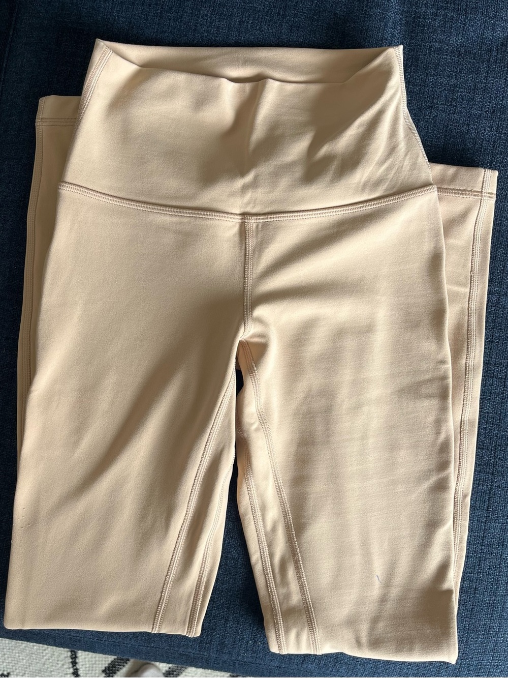 lululemon athletica High-Waist Leggings - size 4 in Light Beige